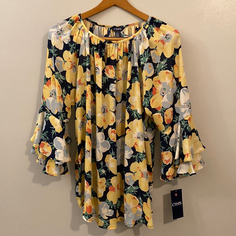 New With Tags - Chaps Blouse XL